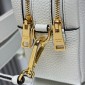 Borsa Prada a tracolla small in pelle-White