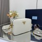 Borsa Prada a tracolla small in pelle-White
