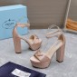 Prada Satin platform sandals with crystals,  Size 35-41