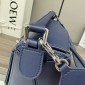 Loewe Small Puzzle in Smooth Calfskin-deep blue