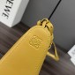 Loewe Mini Hammock Hobo in Classic Calfskin-Yellow