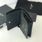 YSL Folded wallet -black/silver
