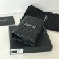 YSL Folded wallet -black/silver