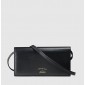 Swing shoulder leather wallet 