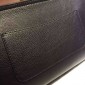 Bamboo Daily Leather Clutch, Black 