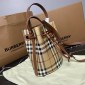 Small TB Bucket Bag-beige/briar brown