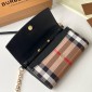 Burberry Check Chain Wallet