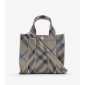 Burberry Mini Check Knitted Tote -Lichen