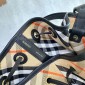 Burberry Medium Check Bucket Bag-Sand