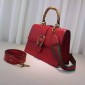 Dionysus large leather bag, red