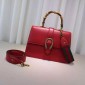 Dionysus large leather bag, red