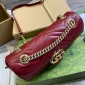 Gucci GG Marmont Small Shoulder Bag-Rosso Ancora Red