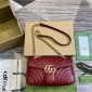 Gucci GG Marmont Small Shoulder Bag-Rosso Ancora Red