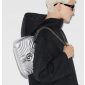 Gucci GG marmont Small Shoulder Bag- Metallic Silver leather 