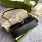 Gucci GG marmont Small Shoulder Bag- Black leather
