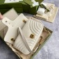 Gucci GG marmont Small Shoulder Bag- White leather
