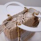 Medium Lady Dior Bag in Wicker 