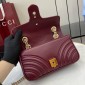 Gucci GG marmont Mini Shoulder Bag -Rosso Ancora Red