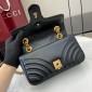 Gucci GG marmont Mini Shoulder Bag -Black