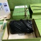 Gucci GG marmont Mini Shoulder Bag -All black