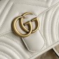 Gucci GG marmont Mini Shoulder Bag -White 