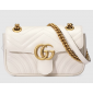 Gucci GG marmont Mini Shoulder Bag -White 
