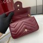 Gucci GG marmont Super Mini bag -Rosso Ancora red 