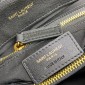 YSL Yves Saint Laurent Medium Chain Bag in Suede-Black