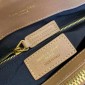 YSL Yves Saint Laurent Medium Chain Bag in Suede-Camel