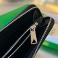  Bottega Veneta Intrecciato Zip Around Wallet