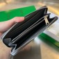  Bottega Veneta Intrecciato Zip Around Wallet