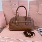 Miu miu Aventure nappa leather top-handle bag-Oak
