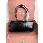 Miu Miu Beau naplak patent leather bag-Black