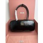 Miu Miu Beau naplak patent leather bag-Black