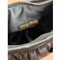 Miu Miu Wander matelassé nappa leather hobo bag-Black