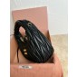 Miu Miu Wander matelassé nappa leather hobo bag-Black