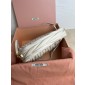 Miu Miu Wander matelassé nappa leather hobo bag-White
