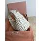 Miu Miu Wander matelassé nappa leather hobo bag-White