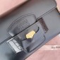 Miu Miu Penny Leather Bag-Black