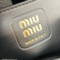 Miu Miu Leather shoulder bag-Black