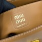 Miu Miu Leather shoulder bag-Cognac