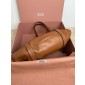 Miu Miu Small Joie nappa leather bag-Oak