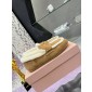 Miu Miu Shirling and suede Loafer, Size 35-41