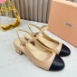 Miu Miu Leather Slingback Pump,  Size 35-41
