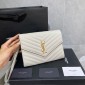 YSL clutch monogram in pelle  