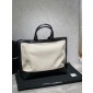 YSL Borsa Shopping Tag in Tela E Pelle  