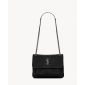Saint Laurent Niki Baby in grained leather-black