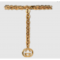 Gucci adjustable chain belt