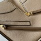 Loewe Compact Hammock bag in soft grained calfskin-Sand