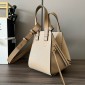 Loewe Compact Hammock bag in soft grained calfskin-Sand
